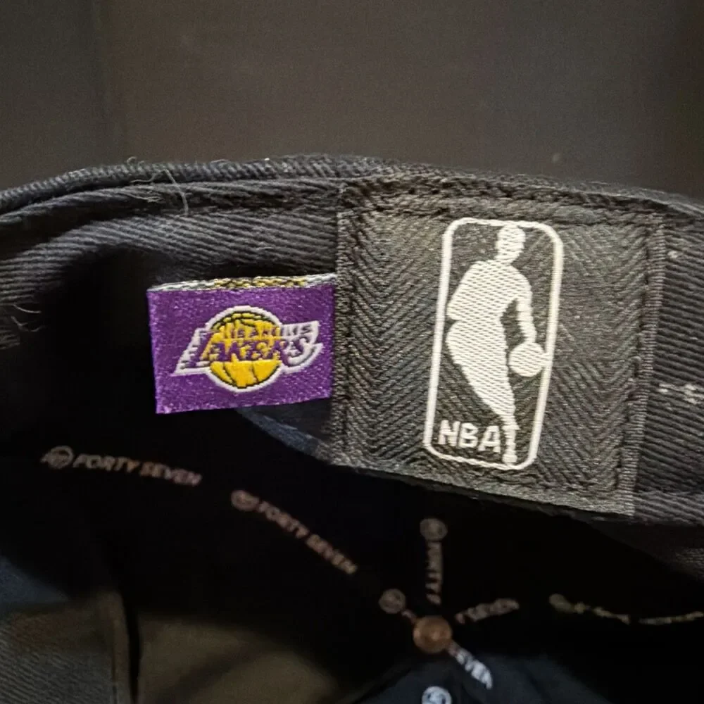 47 Brand Los Angeles Lakers Snapback Hat - Teal Script Logo Cap